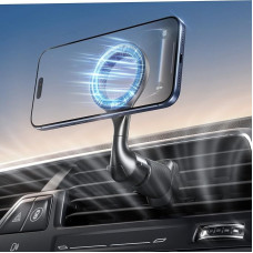 MRGLAS Mobiliojo telefono laikiklis automobilyje su magnetine ventiliacija, skirtas 