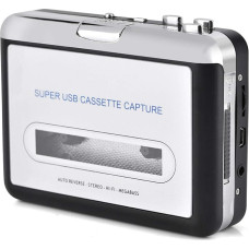 Demeras Kasetinis magnetofonas USB kasetė į kompiuterį MP3 CD jungiklis Konvertuoti garso muzikos grotuvas su ausinėmis