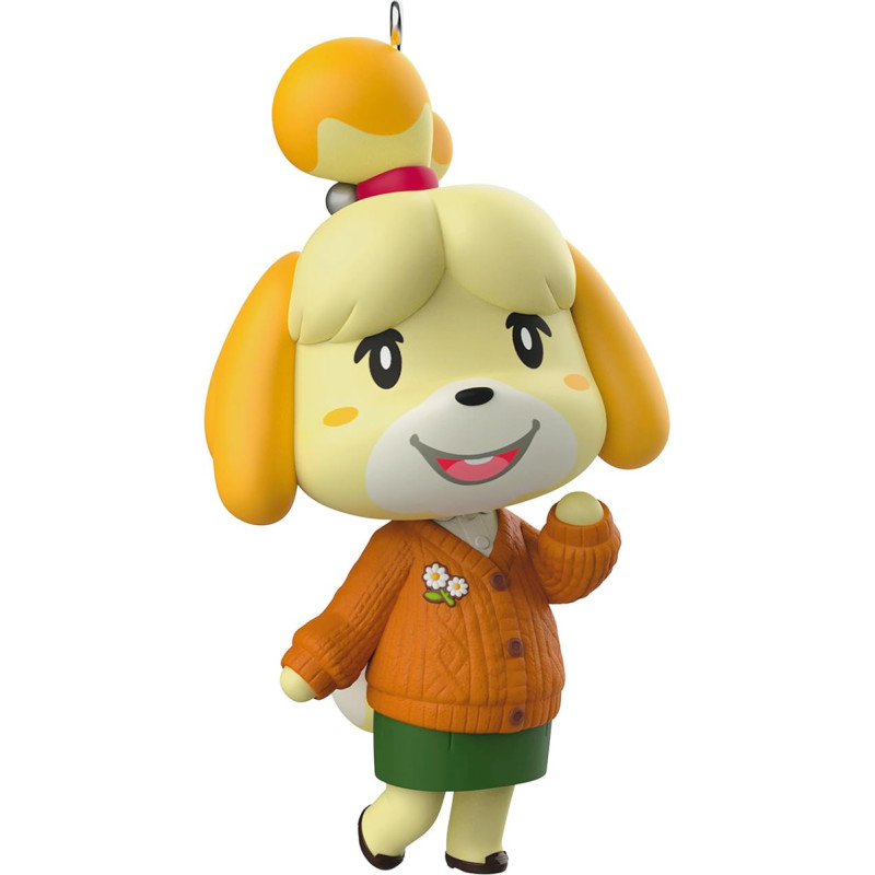 Hallmark Keepsake Kalėdų papuošalas 2023 Nintendo Animal Crossing papuošalas Isabelle Dovanos žaidėjams