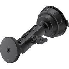 TUSITA Magnetinis automobilinis mobiliojo telefono laikiklis - Twist Lock siurbimo taurės pagrindas su dviguba rutuline svirtimi, suderinamas su 