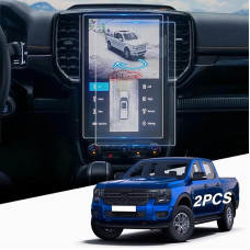[2 pakuotės po 12 colių, suderinama su For-d Ranger 2023 2024 2025 2026 Navigation Apsauginė plėvelė 6H atspari įbrėžimams GPS ekrano apsauga Sync 4 priedai