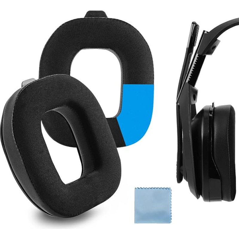 Geekria Sport Cooling Gel Replacement Ear Pads for Astro A50 Gen 4 Headphones Repair Parts (Black)