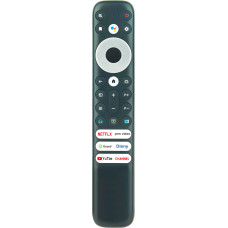 AULCMEET RC902V FMRB pakaitinis nuotolinio valdymo pultas balsu, skirtas TCL 4K Smart Google TV 75P737 55C735 65C735 65C735 65C735 65C825 85C735K 98C735K 65C935K 75C935K 55C735K 65C735K