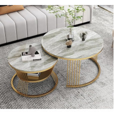 Couchtisch - Moderner Mitteltisch für Wohnzimmer, vielseitige Nisttische für Zuhause, Bar und Geschäft