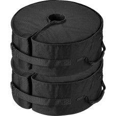 2 Stück Sonnenschirm-Basisgewichte Taschen, robuste Sonnenschirmgewichte, Sandsack bis zu 40,8 kg für Freischwinger, Terrassenschirm, Sonnenschirmständer im Freien