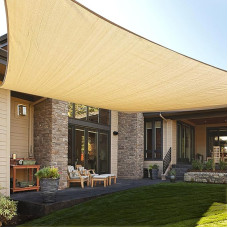 LOVE STORY Sun Shade Sail Rectangle UV Block 2.4x30.5cm Outdoor Patio Garden Backyard Sand (We Customize Size)