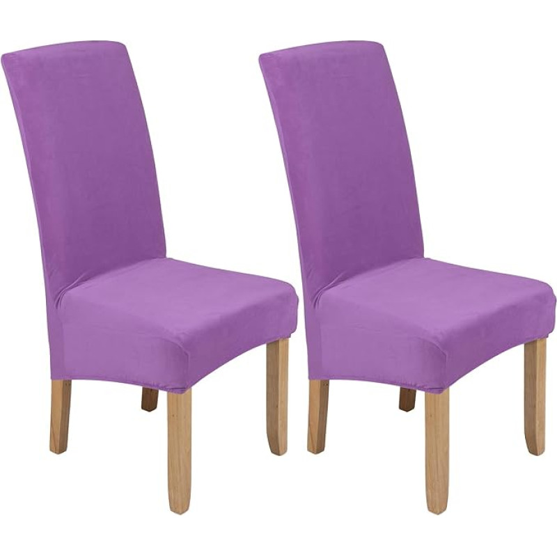 Colorxy Spandex audinys Stretch Valgomojo kėdė Slipcovers Namų dekoro rinkinys 4
