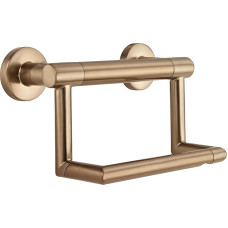 Delta Faucet 41550-CZ Contemporary Tissue Holder/Assist Bar, Champagne Bronze