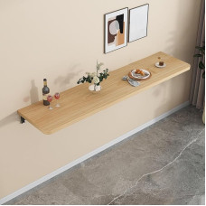 Wandmontierter Klapptisch,Komplett Aus Massivholz,Platzsparender Schwebender Klapptisch,Klappbarer Wandtisch,An Der Wand Montierter Schreibtisch,Kann Zum Lernen Verwendet Werden, Laptoptisch(150*30cm)