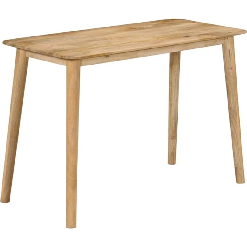 vidaXL valgomojo stalas 112 x 52 x 76 cm Mango medžio masyvo