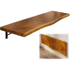 Moderner klappbarer Bartisch zur Wandmontage, für kleine Räume, wandelbarer Schreibtisch für Küche, Heimbüro oder Restaurant, schmales und langes schwimmendes Design, ideal für Garage oder Badezimmer,