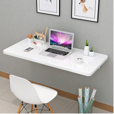 Robuster Klapptisch für kleine Räume, idealus Küche, Waschküche und Restaurant, 90 x 30 cm, Weiß