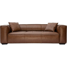 Miliboo 3 vietų odinė sofa-lova Cobain