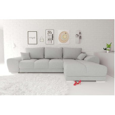 99rooms Antalijos kampinė sofa Minkšta kampinė sofa Tekstūruoto audinio 