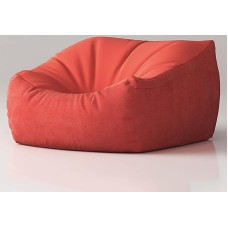 Freizeitsofa Stuhl Wohnzimmer Schlafzimmer Balkon Einleder 75x75cm raudona