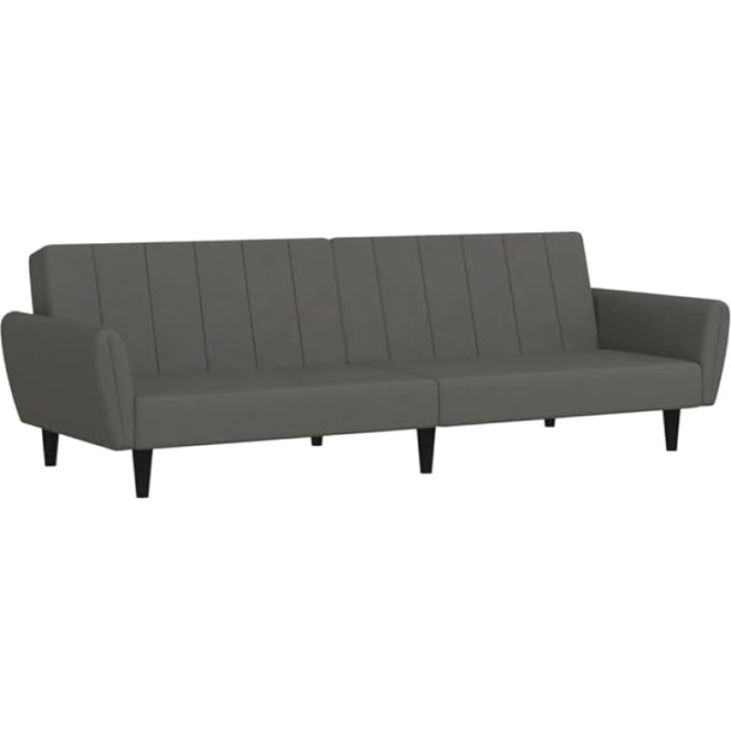 Genérico wenjingqi-375859 2 vietų sofa Velvet Dark Grey