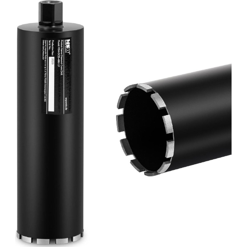 MSW Deimantinis šerdies grąžtas betono akmeniui G1 ilgis 400 mm skersmuo 127 mm