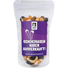 Bremer Gewürzhandel Nuts Mix Chocolate Bunny Sold Out Nut Mix Student Food with Saying for Easter, 175 g