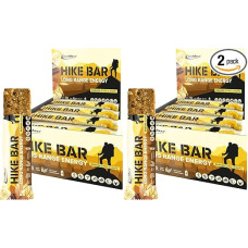 IronMaxx Hike Bar - Banana Choc & Nuts 12x60g | Energie-Haferriegel mit Schokostückchen, Cashew und Erdnüssen | Glutenfrei und reich an Ballaststoffen | Energielieferant für Outdoor-Aktivitäten