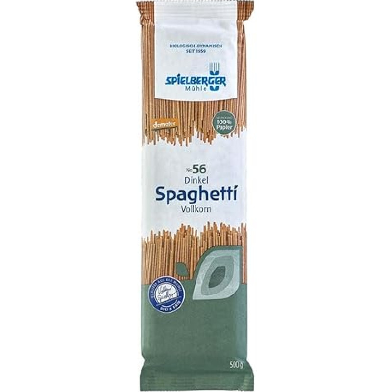 Spielberger Mühle Spelt Spaghetti, Whole Grain, 500 g (1)