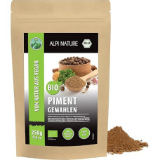 Alpi Nature Ground allspice organic 250 g, organic allspice powder, ground allspice grains, allspice berries for cooking