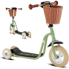 PUKY R 1 Classic Scooter, saugus paspirtukas vaikams nuo 2 metų, neslystanti važiuoklė, reguliuojamo aukščio vairas, geriausia dviračių alternatyva