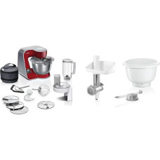 Bosch Food Processor Series 4 MUM5X720, Integrated Scales & BakingSensation MUZ5BS1, Meat Grinder, Plastic Bowl