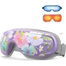 RENPHO Eye Massager with Heat & Cooling Function and Voice Control, Mother's Day Gift for Women, Eye Massage Mask Against Migraines, Dry Eyes and Stress - Eyeris 3