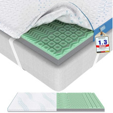7 cm čiužinio viršutinis sluoksnis H5/H6 - 180 x 200 cm gelio ir bambuko medžio anglies atminties putų viršutinis sluoksnis, optimizuota 7 zonų profilio struktūra, užtikrinanti tikslesnę atramą, skalbiamas 