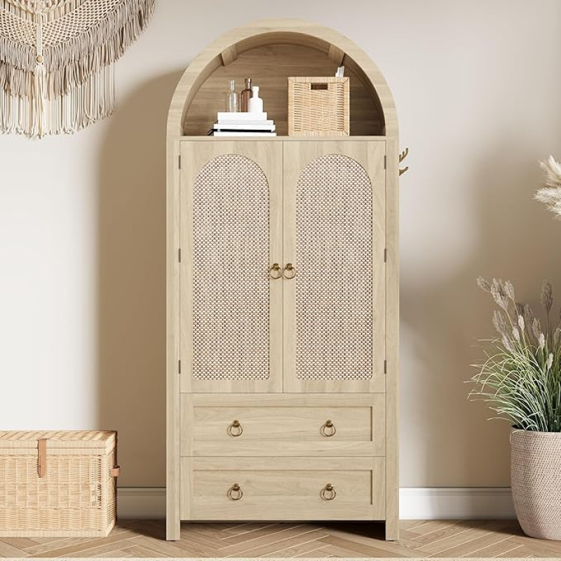 Pinti arkos stiliaus Sideboard Dvigubi stalčiai Derliaus Sideboard Gyvenamasis kambarys miegamasis sandėliavimo spinta