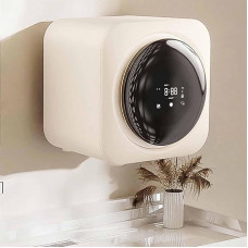Automatische Mini-Waschmaschine, platzsparendes Wandbehang und Desktop-Design mit intelligentem Rollenwaschen und Trocknen für Wohnungen und kleine Räume