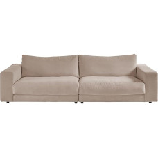 KAWOLA - Madeline 3 vietų sofa - modernus dizainas, XXL dydžio sofa, patogi poilsio sofa - Taupe, poliesteris