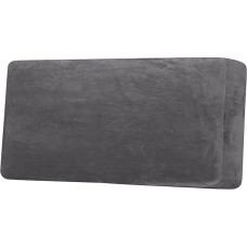LINGKY Stretch Velvet Neslystanti sofos sofos pagalvėlė - nuimami sofos sėdynių užvalkalai su elastingu pagrindu, skalbiami elastingi baldų apsauginiai užvalkalai Protector (pilka, 3 vnt.)
