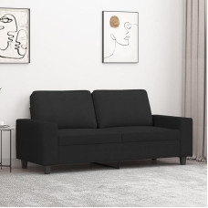 LAPOOH 359395 2 vietų sofa juoda 140 cm, audinys, poilsio sofa, sofos ir kušetės, relaksacinė sofa, sofa svetainei, sofa su miego funkcija