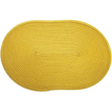 Wasserdichtes Tischset für den Esstisch, passende Maße für alle Tische, wasserdichtes Set, Tischset, Schüssel, Geschirrunterlage, Gelb