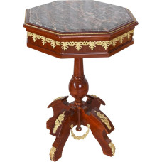 Cat946 Palazzo stalas Marmurinis kavos staliukas Antikvarinis 59 cm