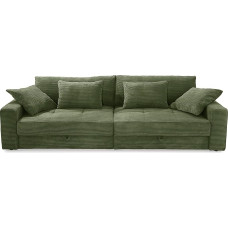 Big-Sofa 15262 Patogus svetainės komplektas su 2 lovos dėžėmis, daug vietos daiktams laikyti, plotis 284 x gylis 113 x aukštis 84 cm, dygsniuotos sėdynės, sofa su atlošo pagalvėlėmis ir dekoratyvinėmis pagalvėlėmis, modernus minkštas velvetinis užvalkalas