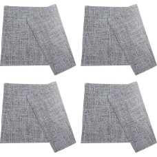 4 Stück Boho Tischset aus Hitzebeständigem Polyester mit Doppelseitigem Design Leicht zu Pflegen für Feiertags und Weihnachtsdekoration Am Esstisch