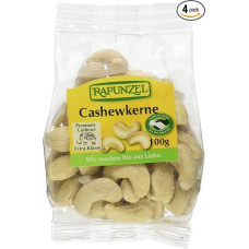 Rapunzel Cashew Nuts Whole HIH Pack of 4 (4 x 100 g) - Organic