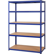 Yaheetech Storage Shelving Unit 180 x 120 x 60 cm Basement Shelving Workshop Shelving Heavy Duty Metal Shelf Garage Shelf Maximum Load 875 kg