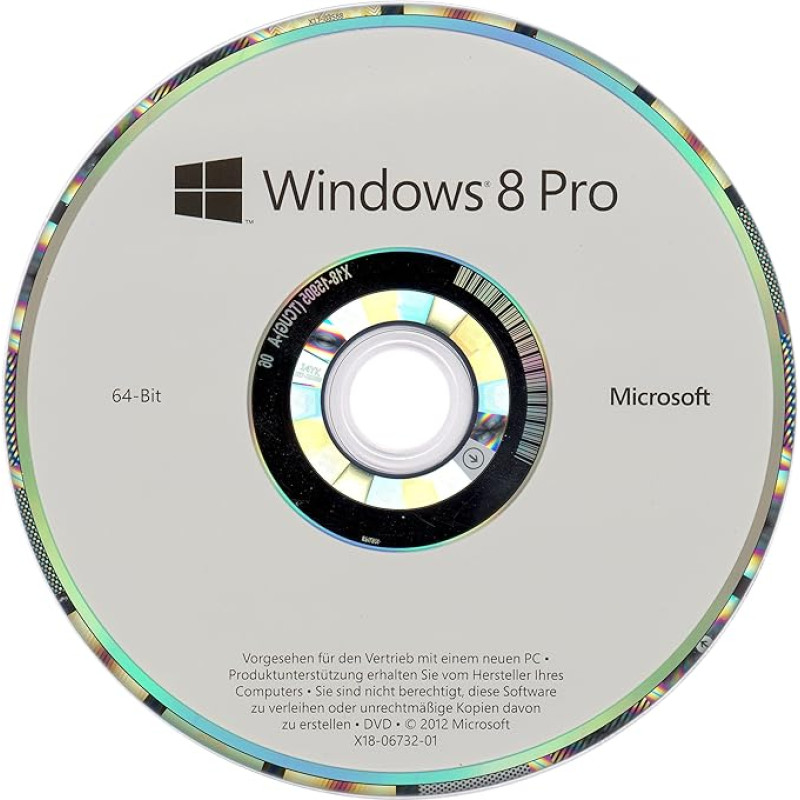 Microsoft Windows 8 Pro 64-Bit (SB-Version)