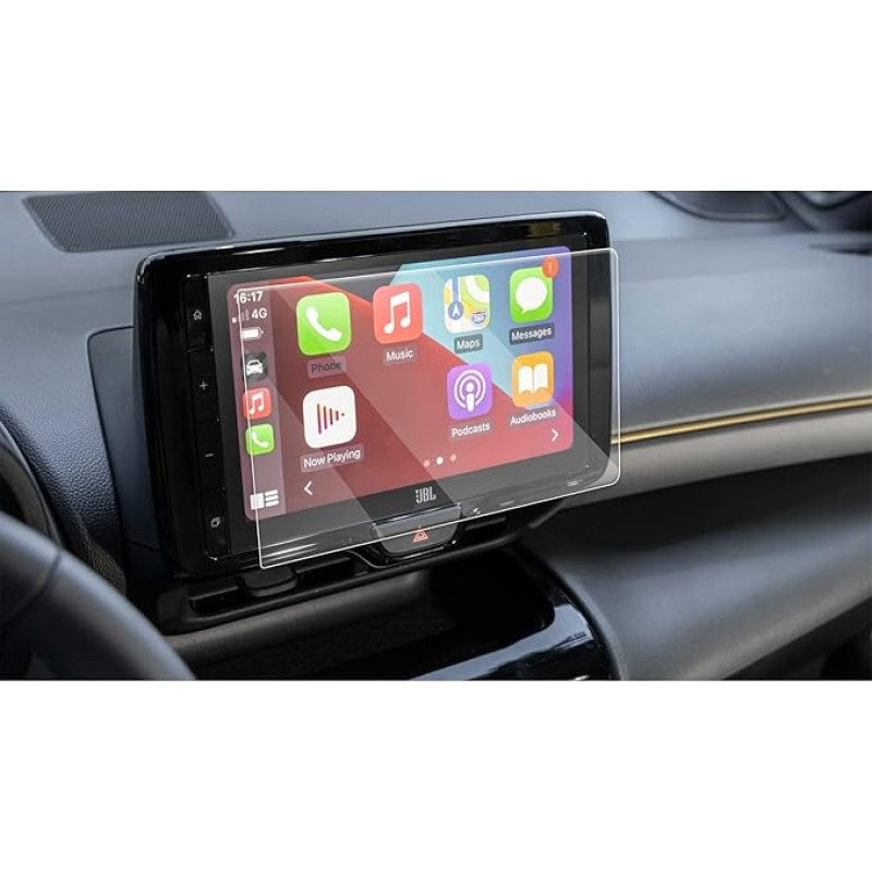 CDEFG suderinama su Toyota Yaris Cross 2021-2023 navigacijos ekrano apsauga Grūdintas stiklas 9H atsparus įbrėžimams Yaris Cross 2023 9 colių GPS ekrano apsauga Automobilinės navigacijos plėvelė Yaris Cross 2023 priedai (stiklas)