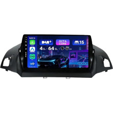 MSD [Eingebaut DAB+ ] - Android 15 Autoradio für Ford Kuga (2013-2018) GPS Navi Radio | CarPlay Android Auto Lenkradsteuerung Dual-Band WiFi DSP | 4G+64G Octa-Core 2 Din 9 Zoll | Kamera MIC
