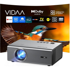4K Smart Projector with VIDAA, Compatible with Netflix App, Dolby Audio & HDR10+, KOGATA Original AirPlay, Auto Focus, 6D Keystone, WiFi 6 & Bluetooth, Home Cinema Projector for Streaming without TV