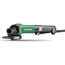 HIKOKI G13SE3 Angle Grinder Diameter 125 mm with Paddle Switch and Restart Protection, 1400 W, 230 V, Steel Colours