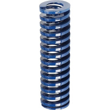 Metalinės spyruoklės, suspaudimo spyruoklės, 18 mm OD 9 mm ID 60 mm ilgio spiralinis štampavimas Lengva apkrova Suspaudimo formos spyruoklė 3D spausdintuvų priedai Mechaninė įranga Mėlynas tonas 1 vnt.