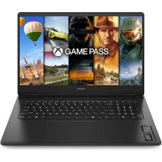HP Omen žaidimų nešiojamasis kompiuteris | 17,3 colių FHD ekranas - 144 Hz | AMD Ryzen 5 8645HS | 16 GB DDR5 RAM (2x8 GB) | 512 GB SSD | NVIDIA GeForce RTX 4050 (6 GB) | QWERTZ | Windows 11 | 3 mėnesių GamePass | Juoda