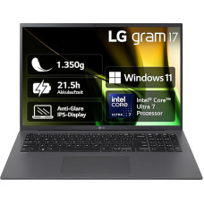 LG gram 17 17Z90S-G.AA79G (17 colių) IPS nešiojamasis kompiuteris, 