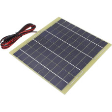 6W 18V Portable Solar Panel Module Stable Efficient High Conversion Rate Lightweight for Small Street Lamp with Small Solar System Yards