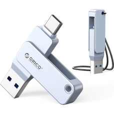 ORICO EB05 USB atmintinė 64 GB USB 3.2 Gen 1, dvigubas USB-C ir USB-A mini atmintinė, nešiojamoji atmintinė, 150 MB/s skaitymo greitis, skirta 